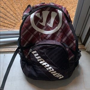 Warrior lacrosse bag